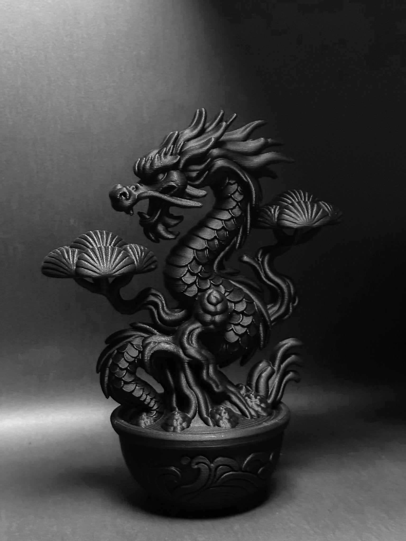 黑·盆系列｜龍·延 DRAGON - 朽根造｜kyukonzo.co