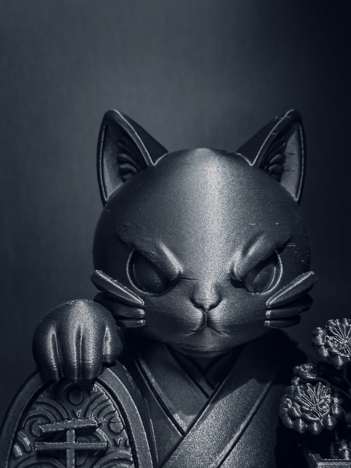 黑．玩系列｜招財．守藏貓 - 朽根造｜kyukonzo.co
