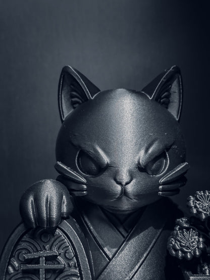 黑．玩系列｜招財．守藏貓 - 朽根造｜kyukonzo.co