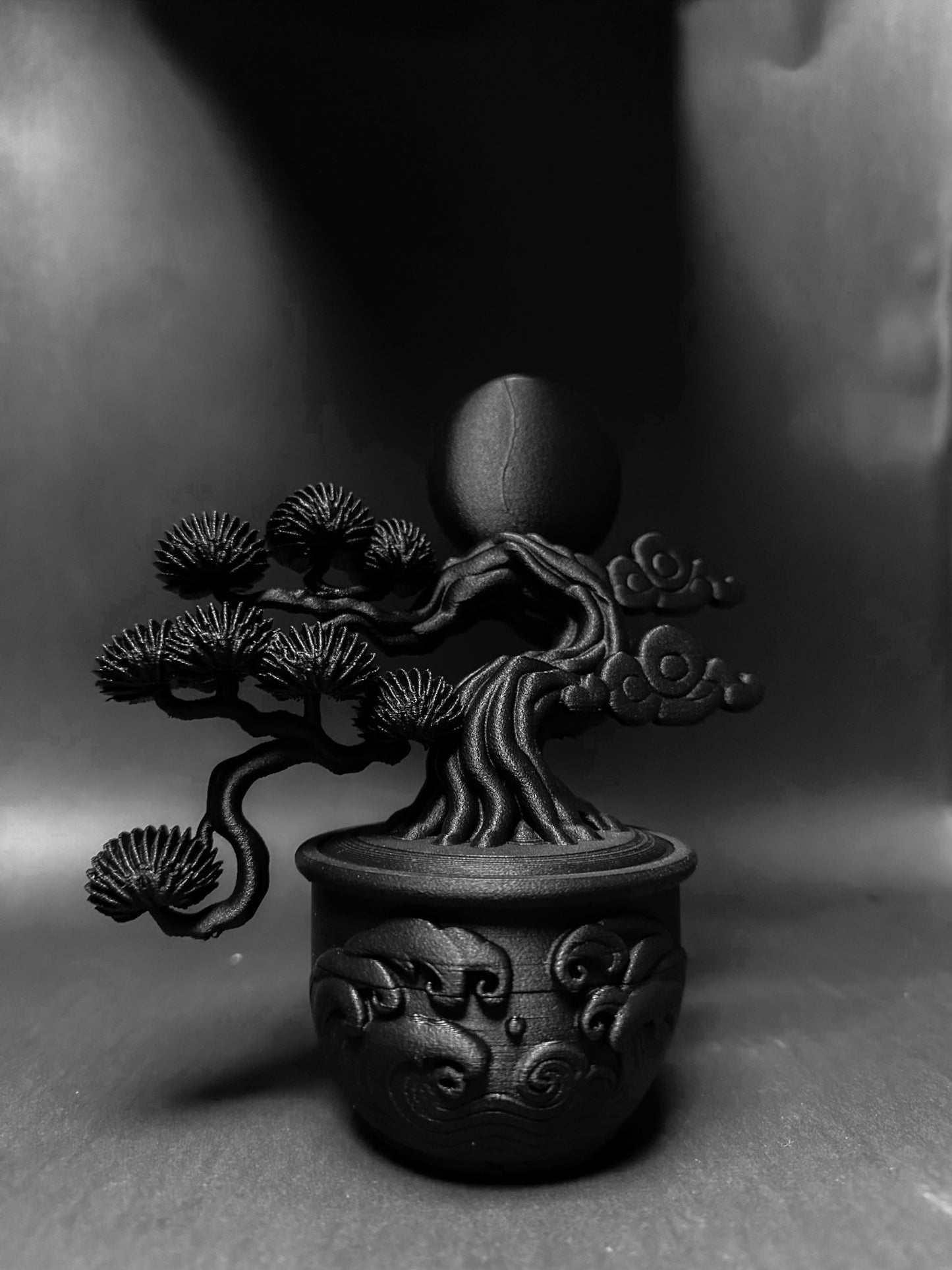 黑·盆系列｜松·月升 - 朽根造｜kyukonzo.co