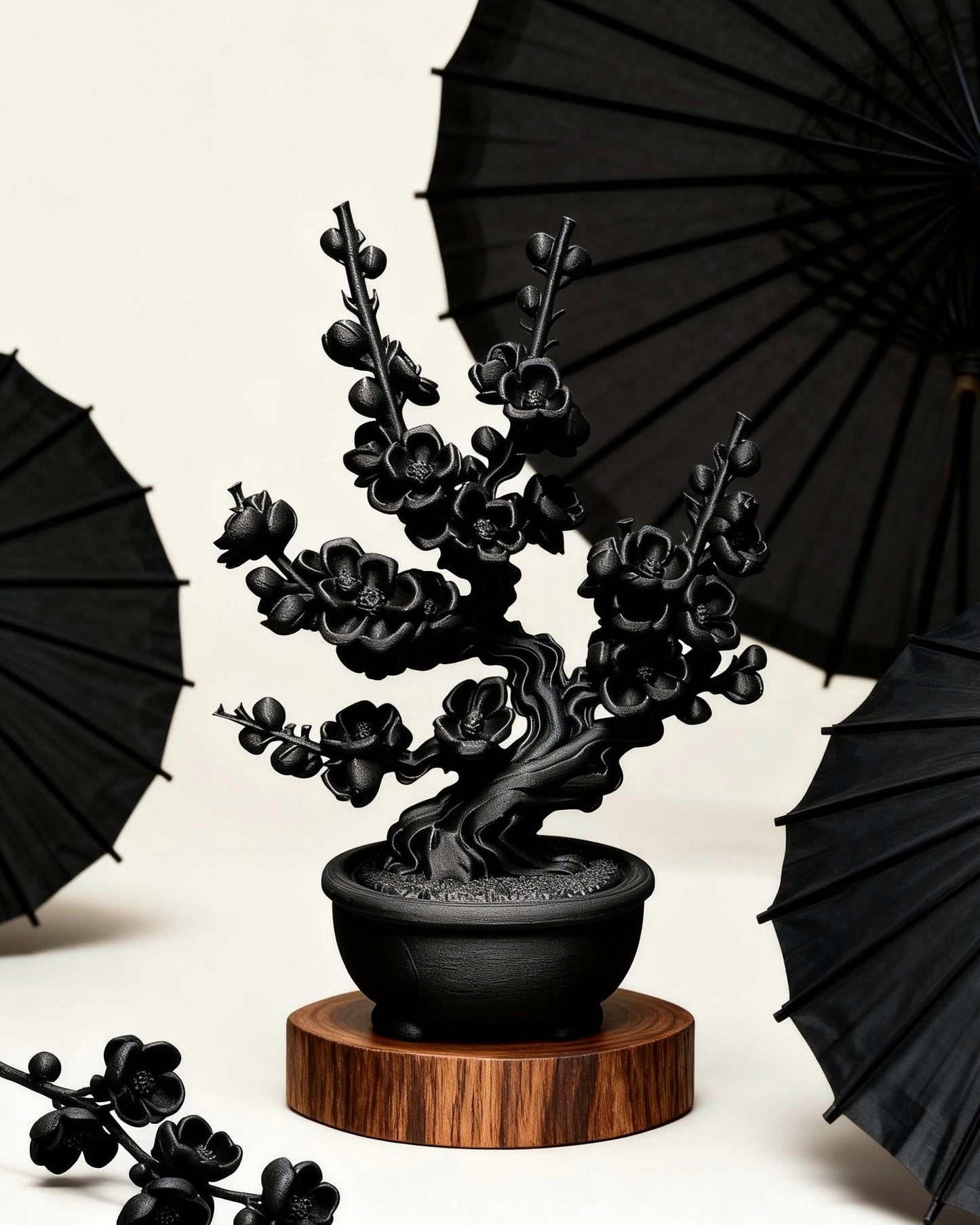 黑·盆系列｜枝·梅 - 朽根造｜kyukonzo.co
