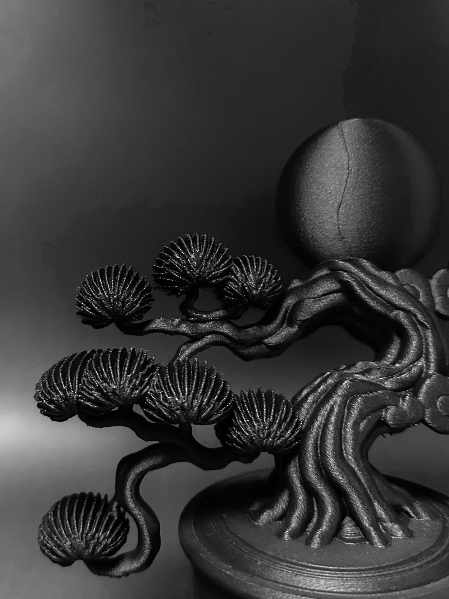 黑·盆系列｜松·月升 - 朽根造｜kyukonzo.co