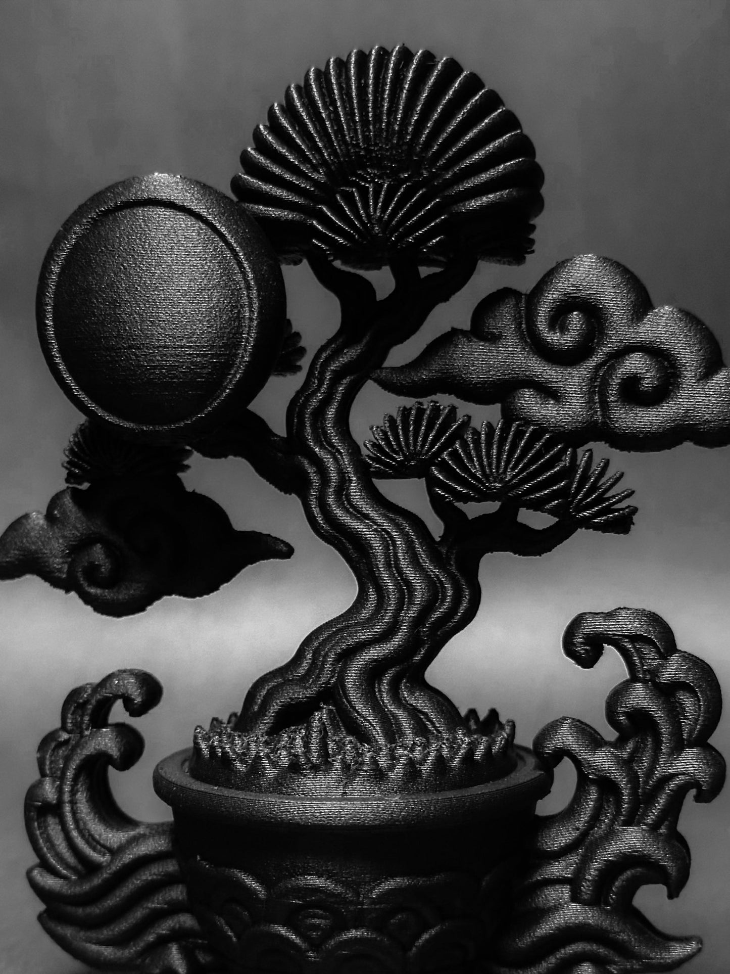 黑·盆系列｜浪起·盆 - 朽根造｜kyukonzo.co