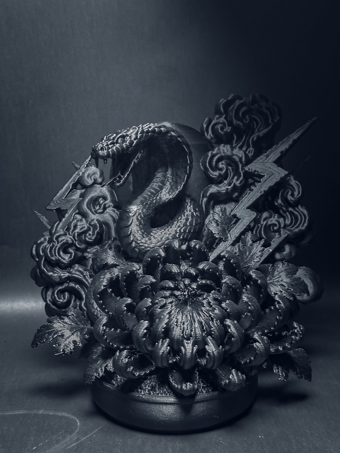 黑．植系列｜菊．蛇影 - 朽根造｜kyukonzo.co