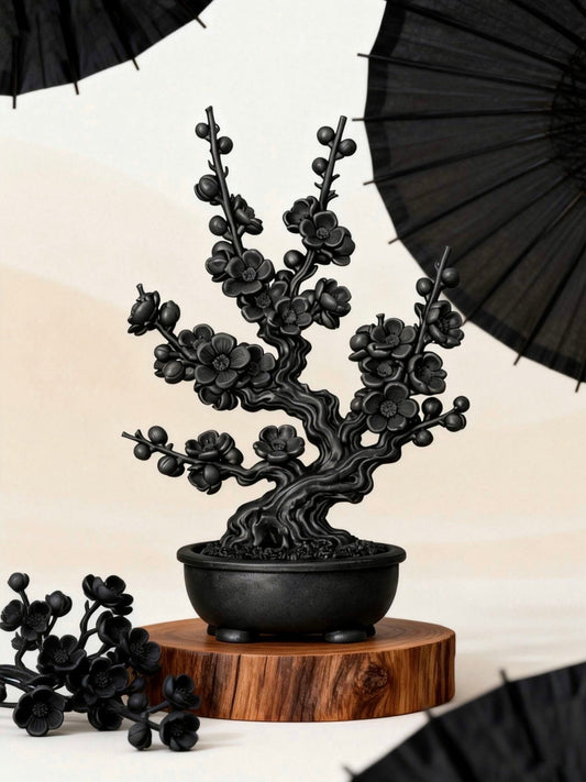 黑·盆系列｜枝·梅 - 朽根造｜kyukonzo.co