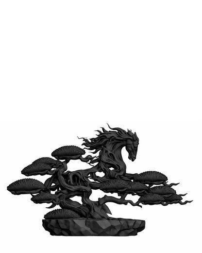 黑·盆系列｜馬·躍 - 朽根造｜kyukonzo.co