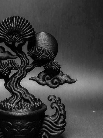 黑·盆系列｜浪起·盆 - 朽根造｜kyukonzo.co
