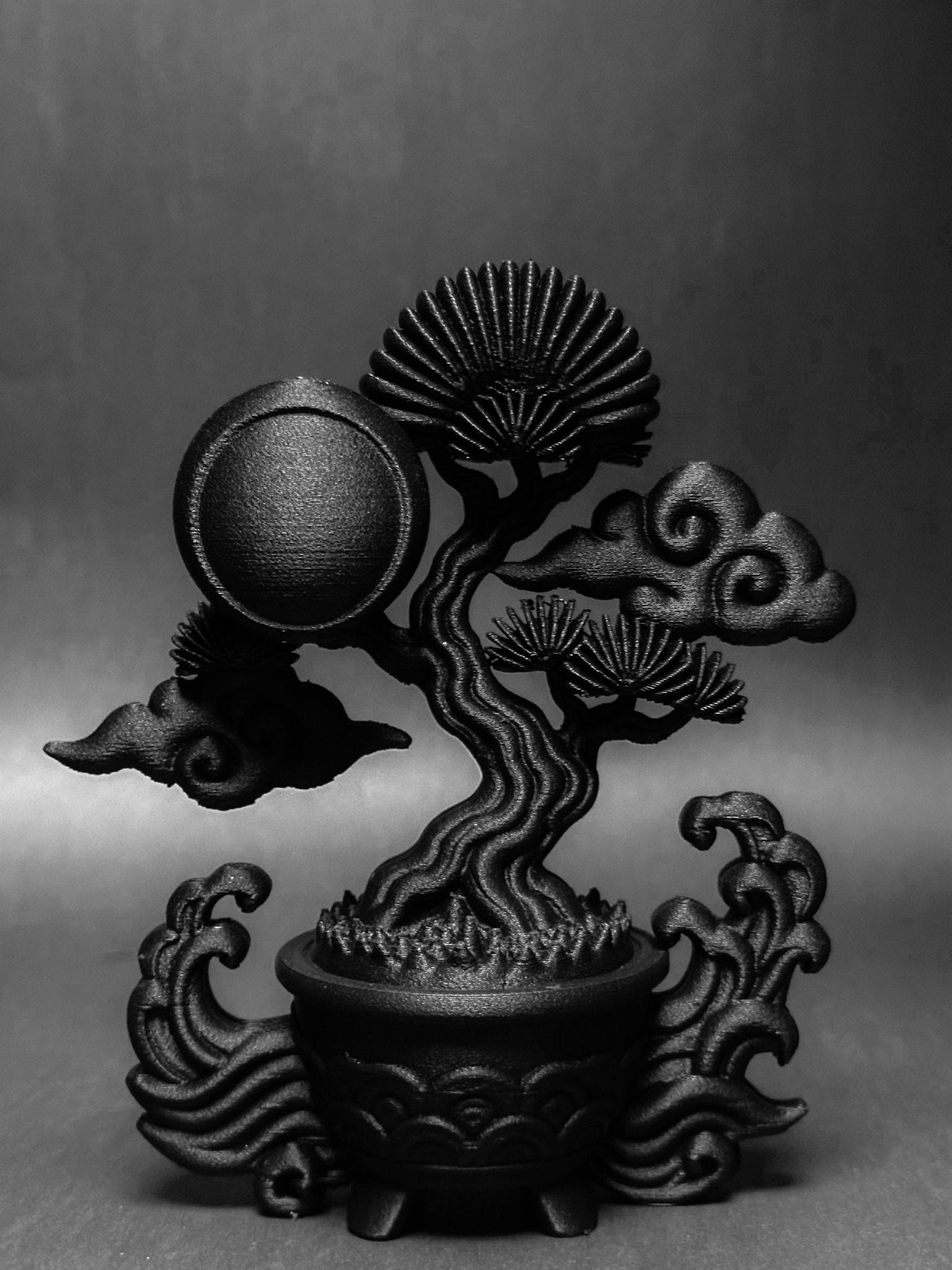 黑·盆系列｜浪起·盆 - 朽根造｜kyukonzo.co