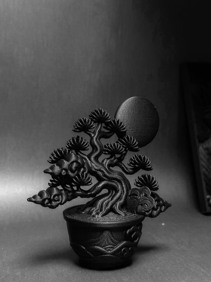 黑·盆系列｜朔月雲·盆 - 朽根造｜kyukonzo.co