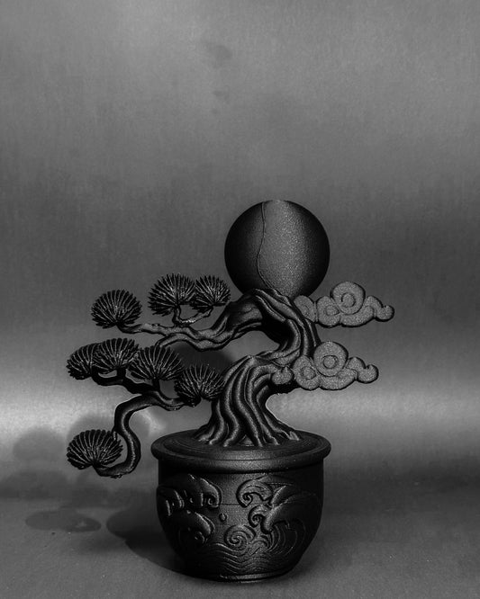 黑·盆系列｜松·月升 - 朽根造｜kyukonzo.co