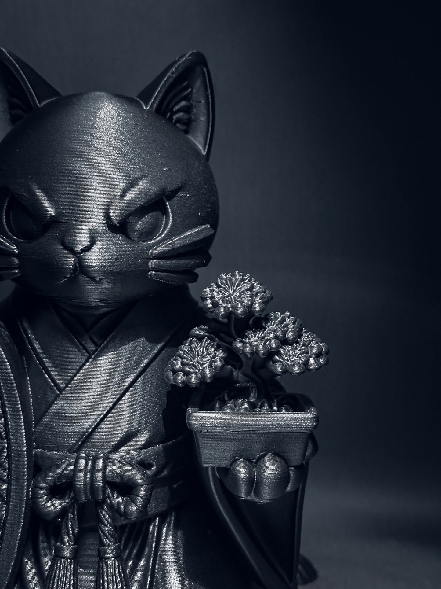 黑．玩系列｜招財．守藏貓 - 朽根造｜kyukonzo.co