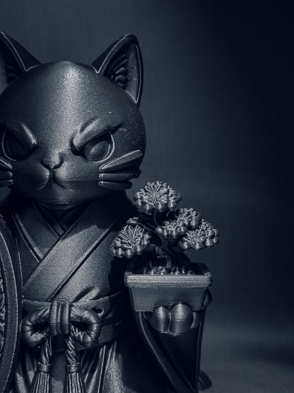 黑．玩系列｜招財．守藏貓 - 朽根造｜kyukonzo.co