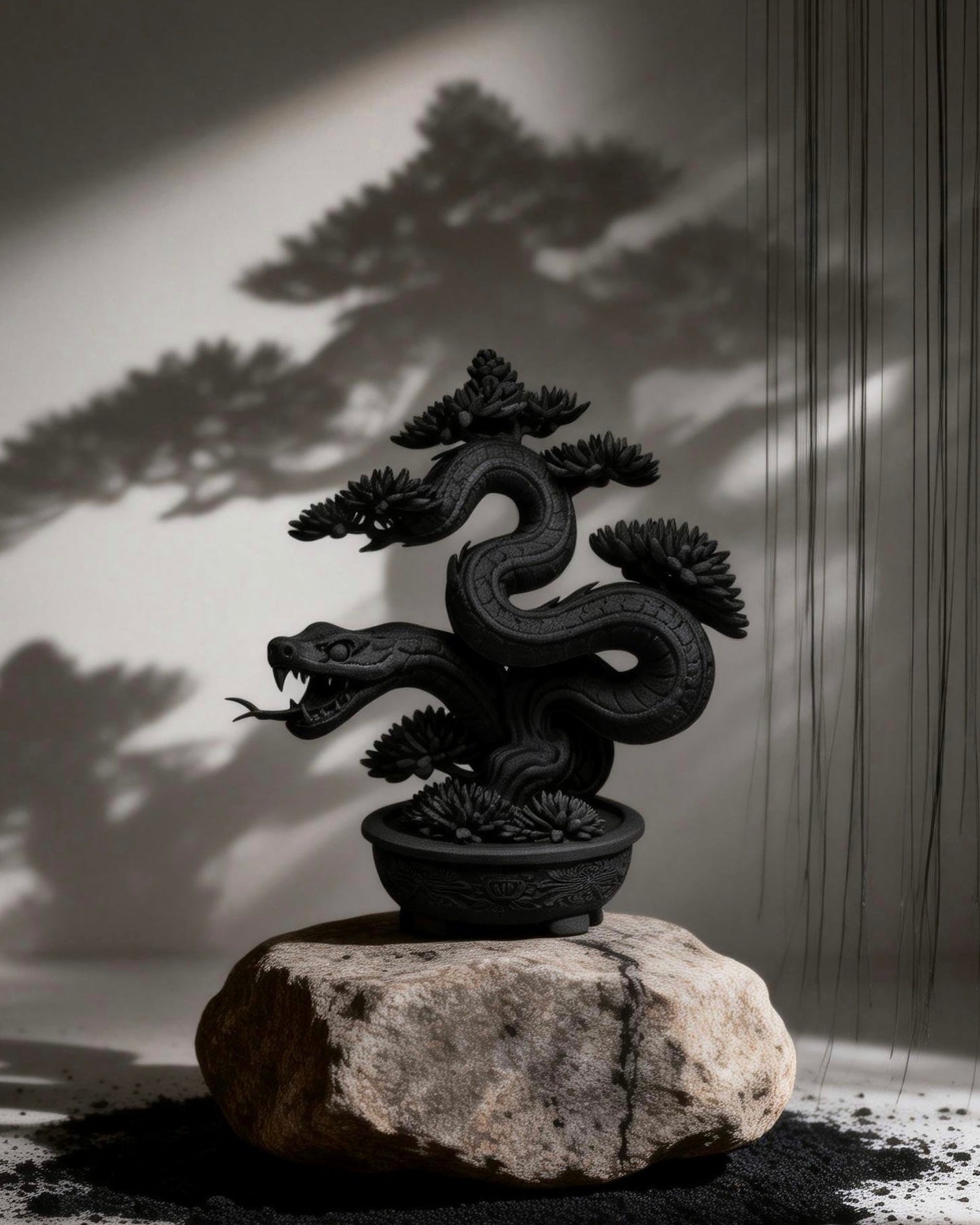 黑·盆系列｜蛇·繞折 - 朽根造｜kyukonzo.co
