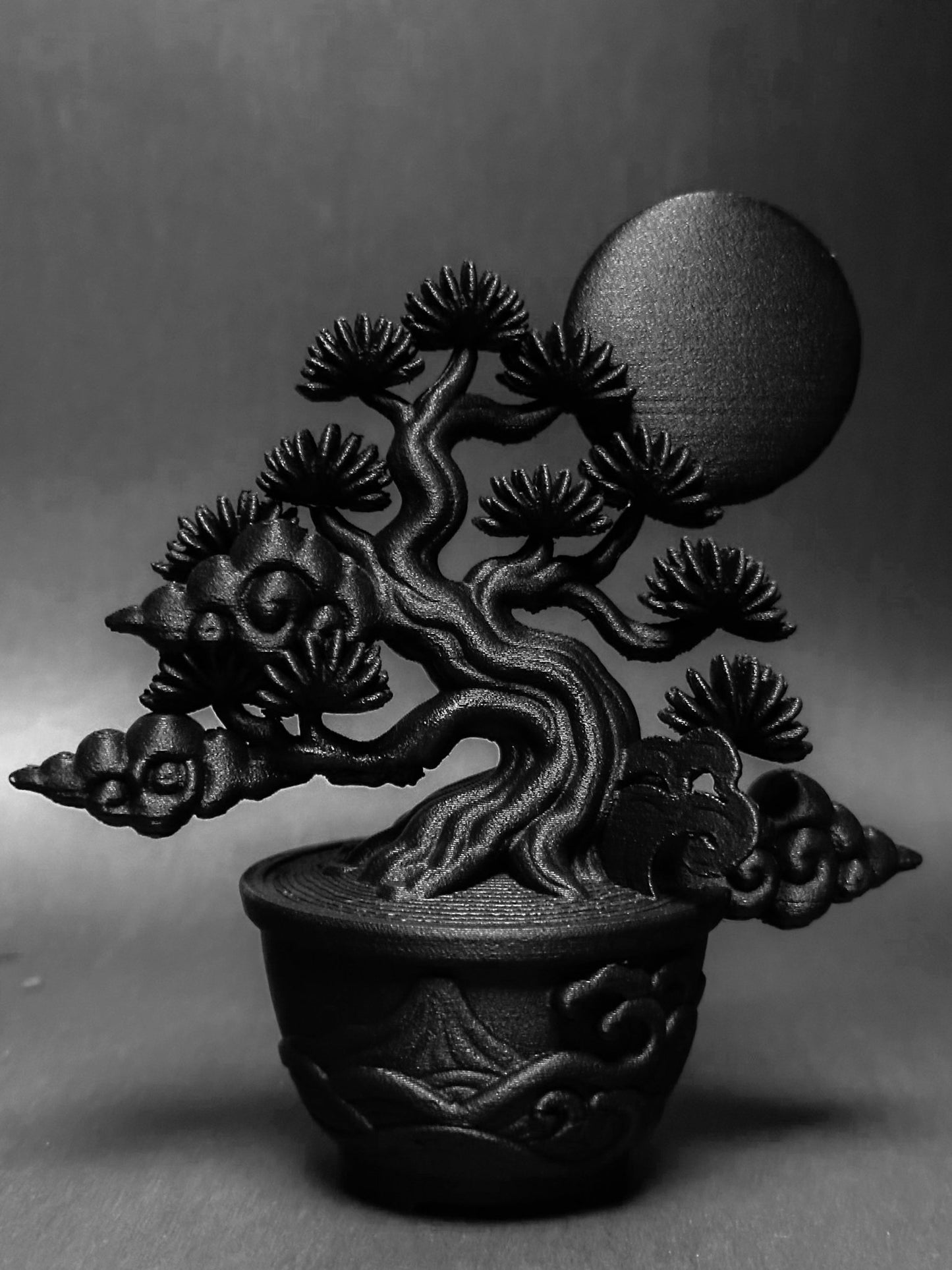 黑·盆系列｜朔月雲·盆 - 朽根造｜kyukonzo.co