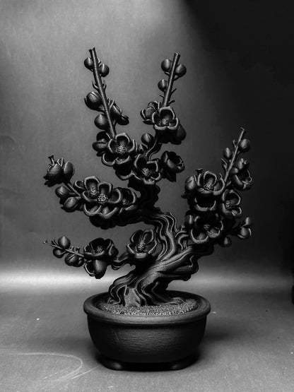 黑·盆系列｜枝·梅 - 朽根造｜kyukonzo.co