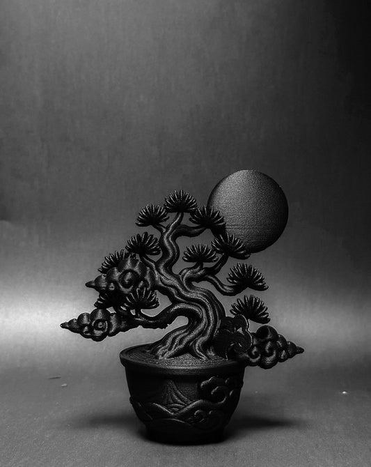 黑·盆系列｜朔月雲·盆 - 朽根造｜kyukonzo.co