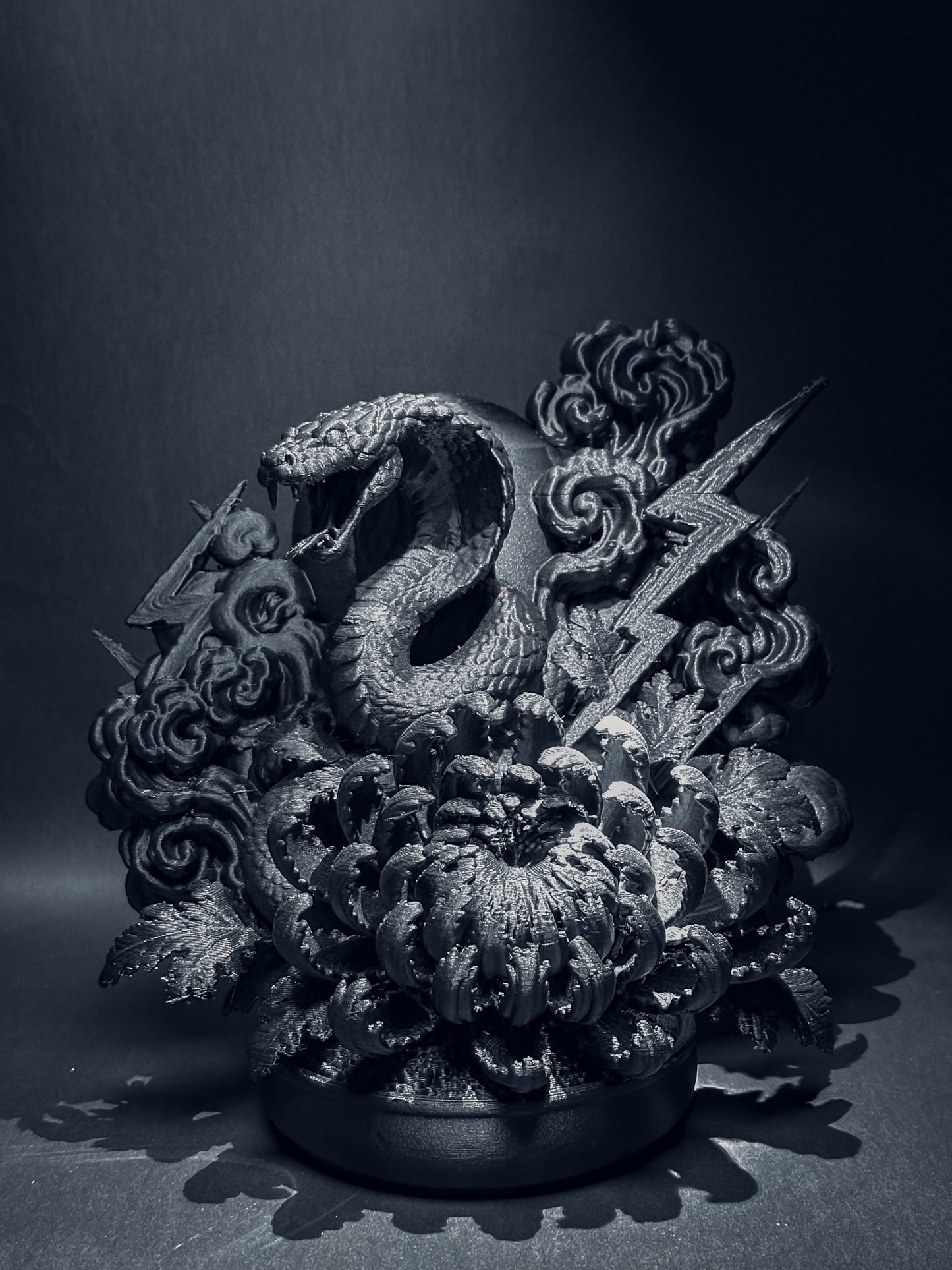 黑．植系列｜菊．蛇影 - 朽根造｜kyukonzo.co