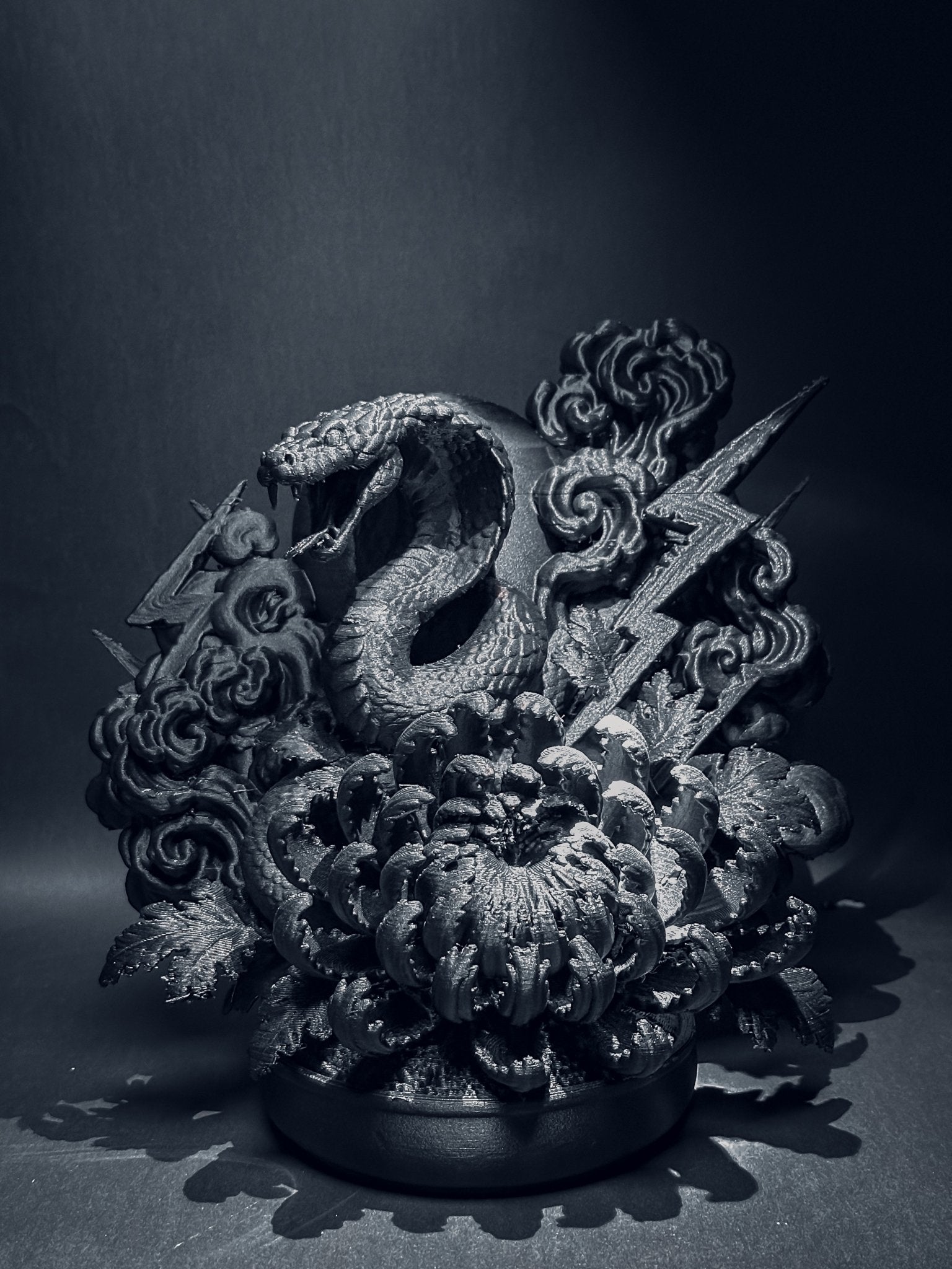 黑．植系列｜菊．蛇影 - 朽根造｜kyukonzo.co