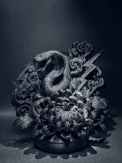 黑．植系列｜菊．蛇影 - 朽根造｜kyukonzo.co
