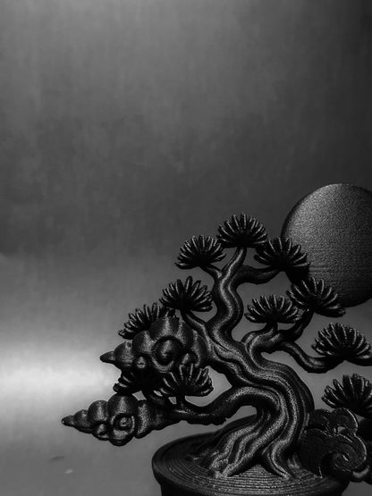 黑·盆系列｜朔月雲·盆 - 朽根造｜kyukonzo.co