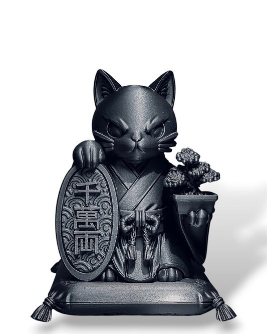 黑．玩系列｜招財．守藏貓 - 朽根造｜kyukonzo.co