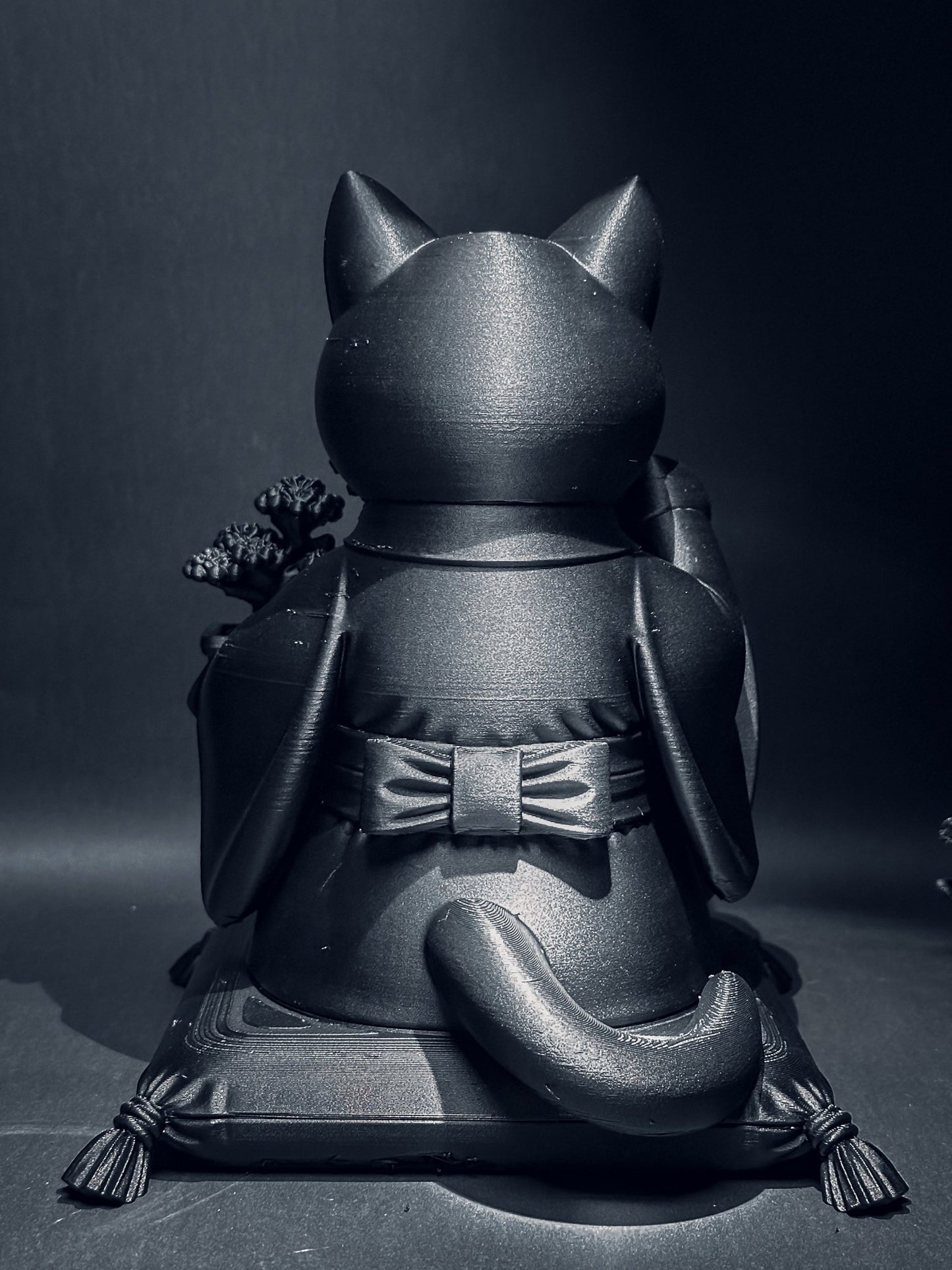黑．玩系列｜招財．守藏貓 - 朽根造｜kyukonzo.co