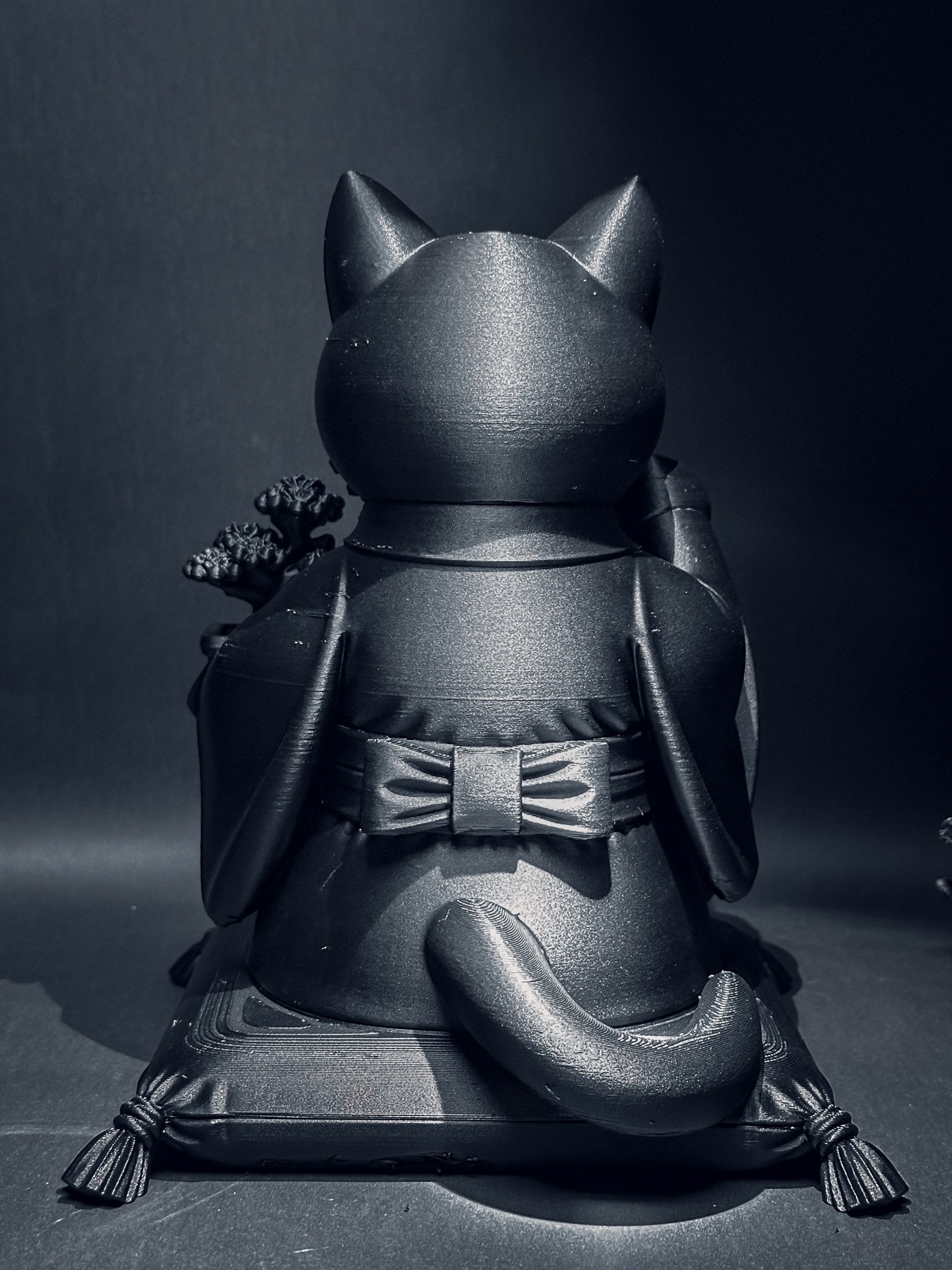 黑．玩系列｜招財．守藏貓 - 朽根造｜kyukonzo.co