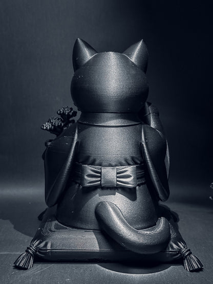 黑．玩系列｜招財．守藏貓 - 朽根造｜kyukonzo.co