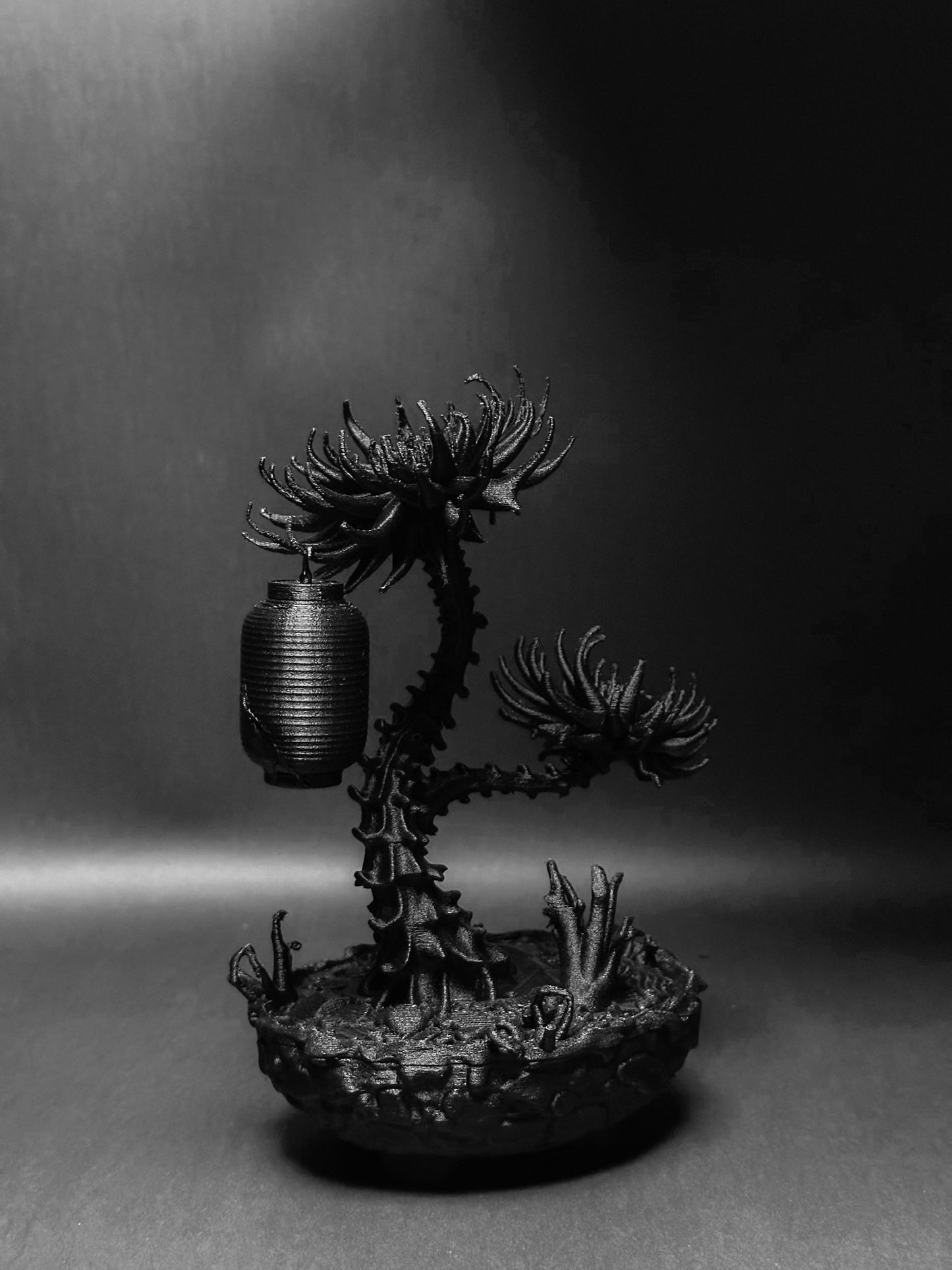 黑·盆系列｜淒骨·生花 Skeleton Flower - 朽根造｜kyukonzo.co
