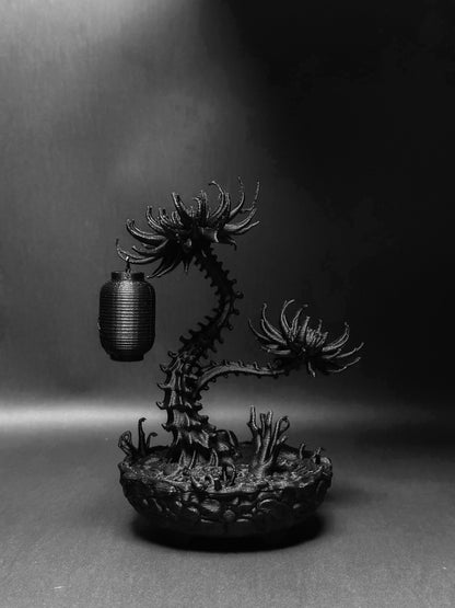 黑·盆系列｜淒骨·生花 Skeleton Flower - 朽根造｜kyukonzo.co